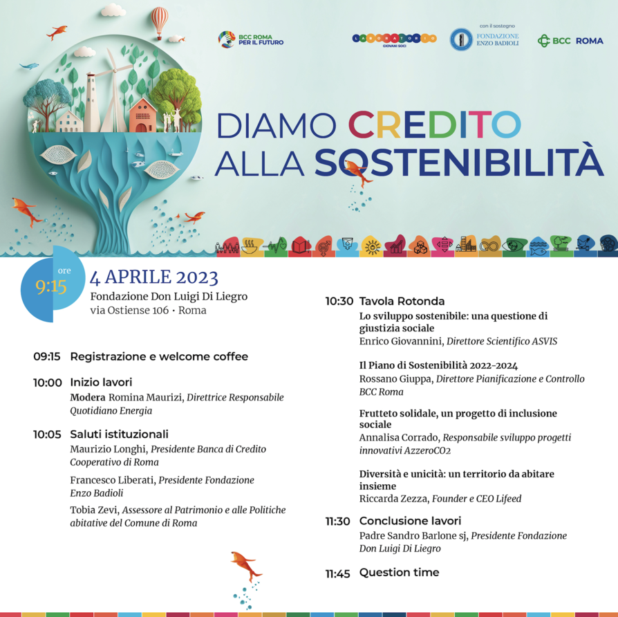 Diamo credito alla sostenibilità